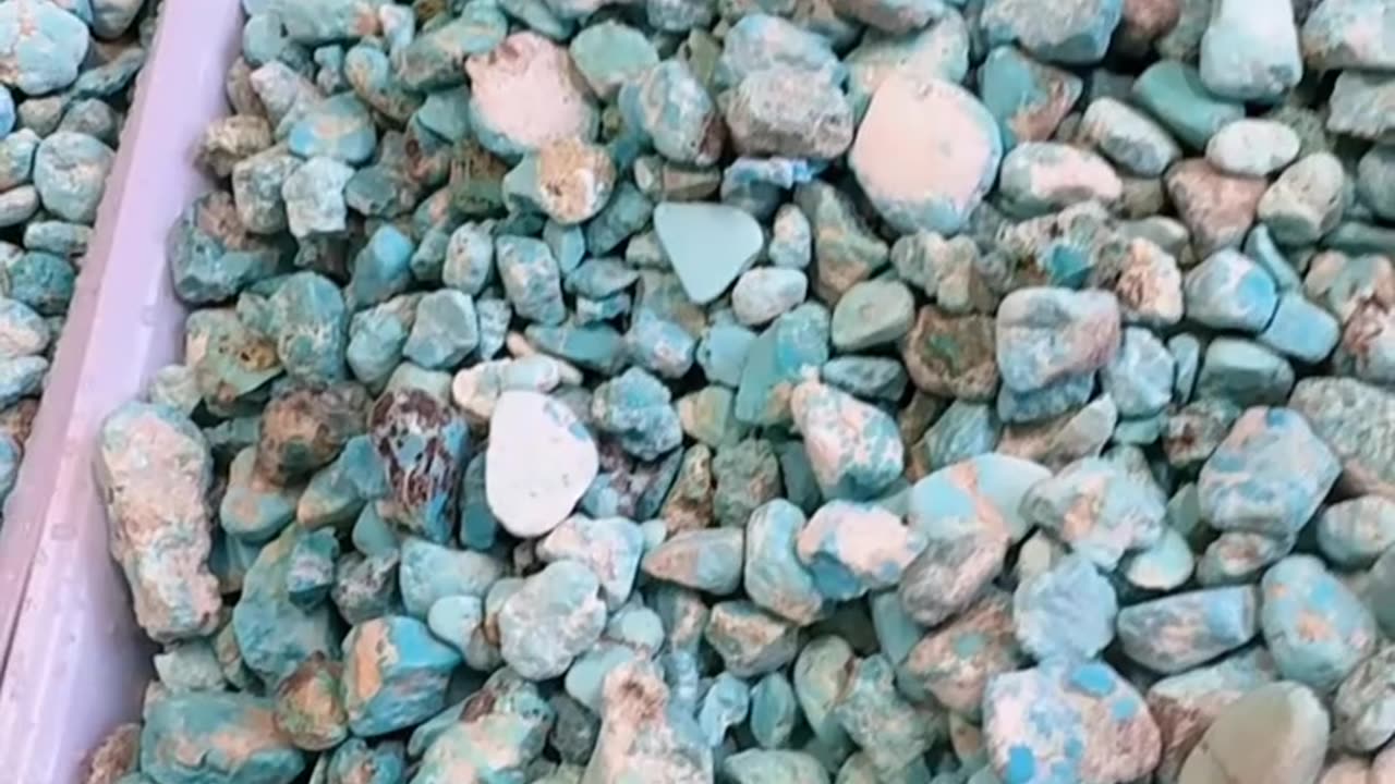20250707-2 Turquoise Rough: Geologic Lucky Bag Blind Box in Stone