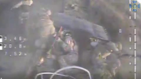 Ukrainian Attack Drone Slams into 4×4 Loaded with Russian Soldiers