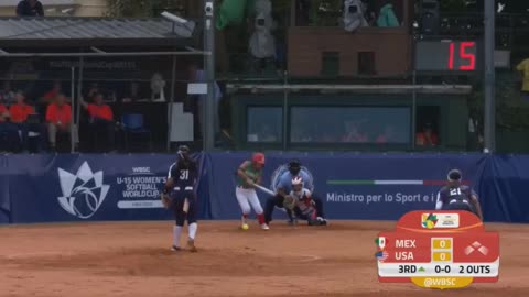 US Sports Softball Feat. 🇲🇽 Mexico vs 🇺🇸 USA WBSC U-15 Women's Softball World Cup 2025