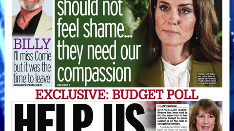 🔥Headlines Monday 24th November 2025 Newspaper Headlines 🎉📰#britishpress #breakingnews