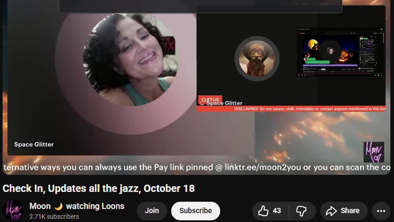 Check In, Updates all the jazz, October 18