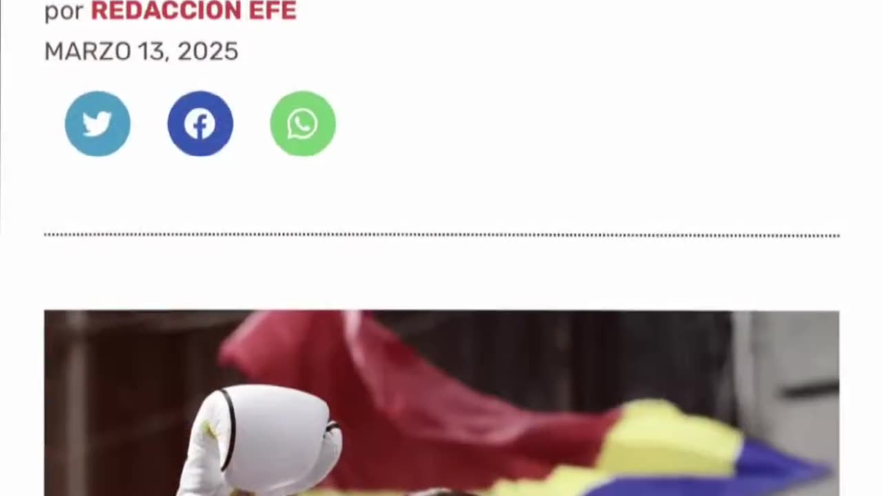 Ieri am depus candidatura pentru alegerile prezidențiale din luna mai, purtând mănușile de box...