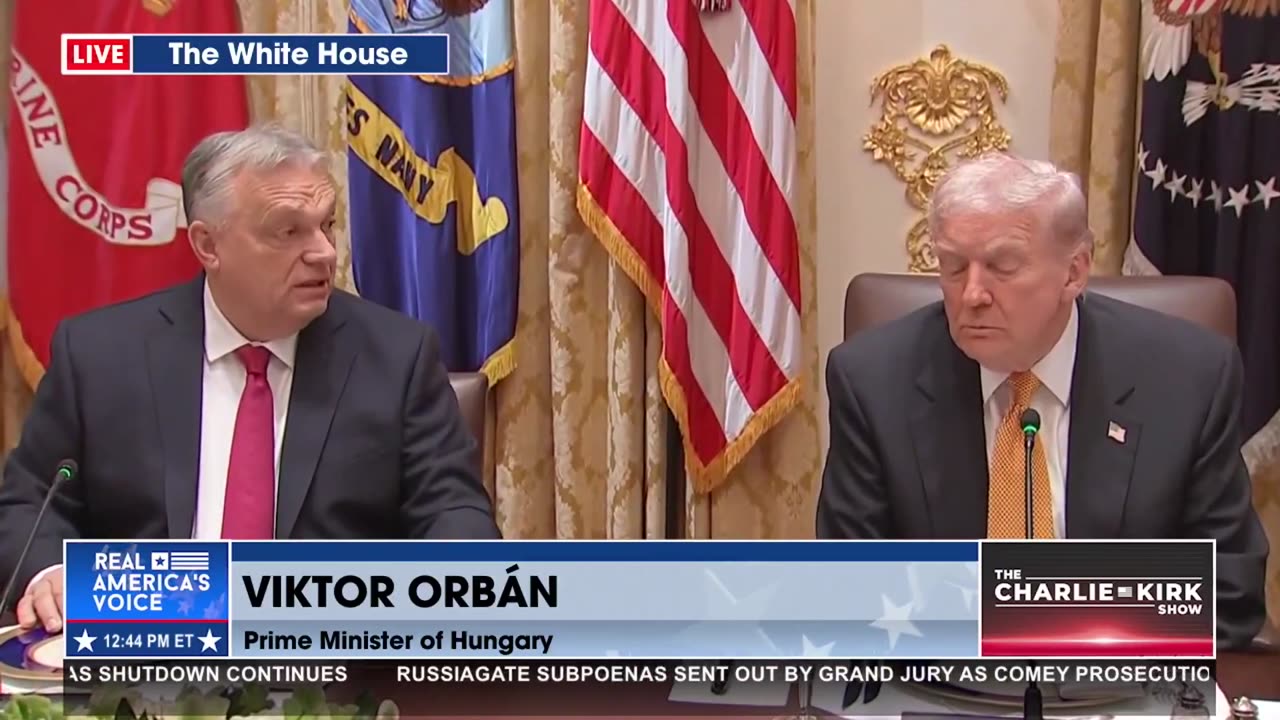 ORBAN PRAISES POTUS