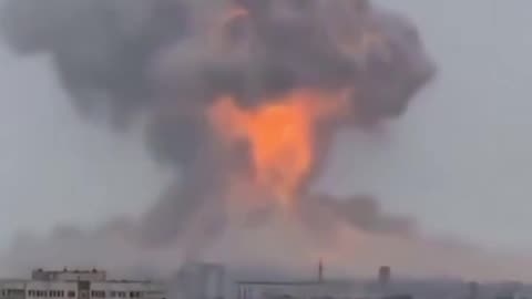 Heavy Water Nuclear Plant in Arak, Iran that was struck with a full payload of bomb