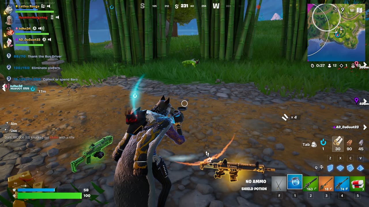 Fortnite 2025.03.10 - FLETCHER KANE takes a drink while shooting