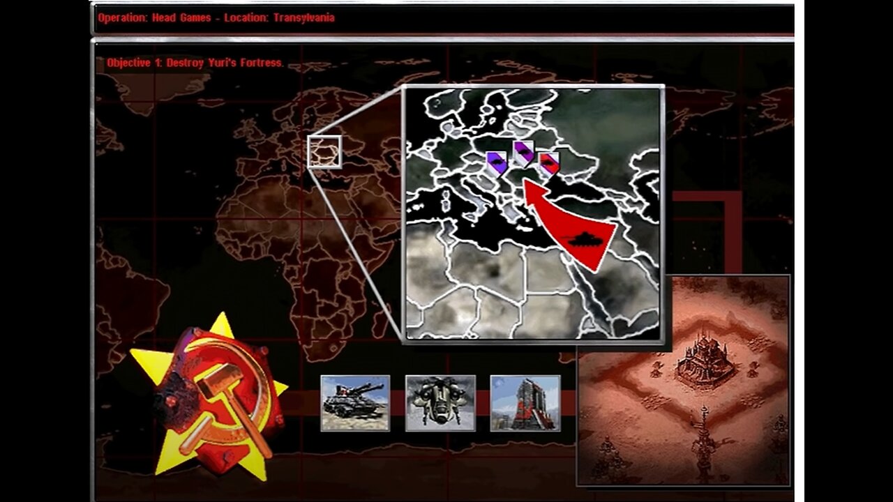 Red Alert 2 - Yuri's Revenge - Soviet's Mission - Part 7: Head Games - Mod
