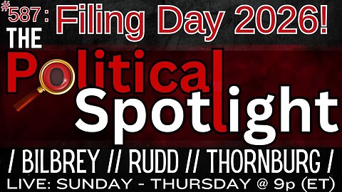 #587 | Filing Day 2026! | The Political Spotlight