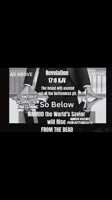 Genesis 3:15 Seed War World Ushering in Their "Savior" Antichrist Nimrod Counterfeit Resurrection