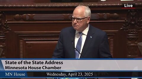 Oh, Tampon Tim Didn't Forget Elon Musk In Minnesota State Of The State Address