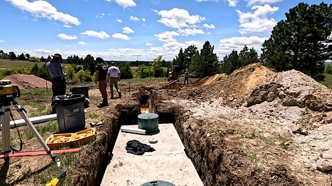 Building the septic system