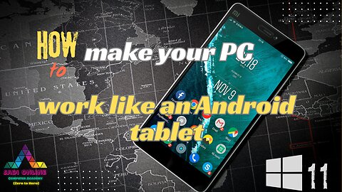 How to make your PC work like an Android tablet