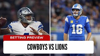 Cowboys vs Lions - NFL Thursday Night Football Betting Preview