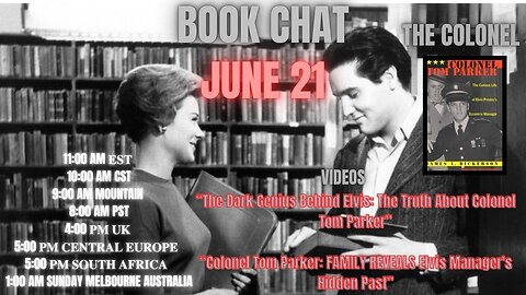 ELVIS A-Z BOOK CHAT-THE CURIOUS LIFE OF ELVIS' ECCENTRIC MANAGER-COLONEL TOM PARKER
