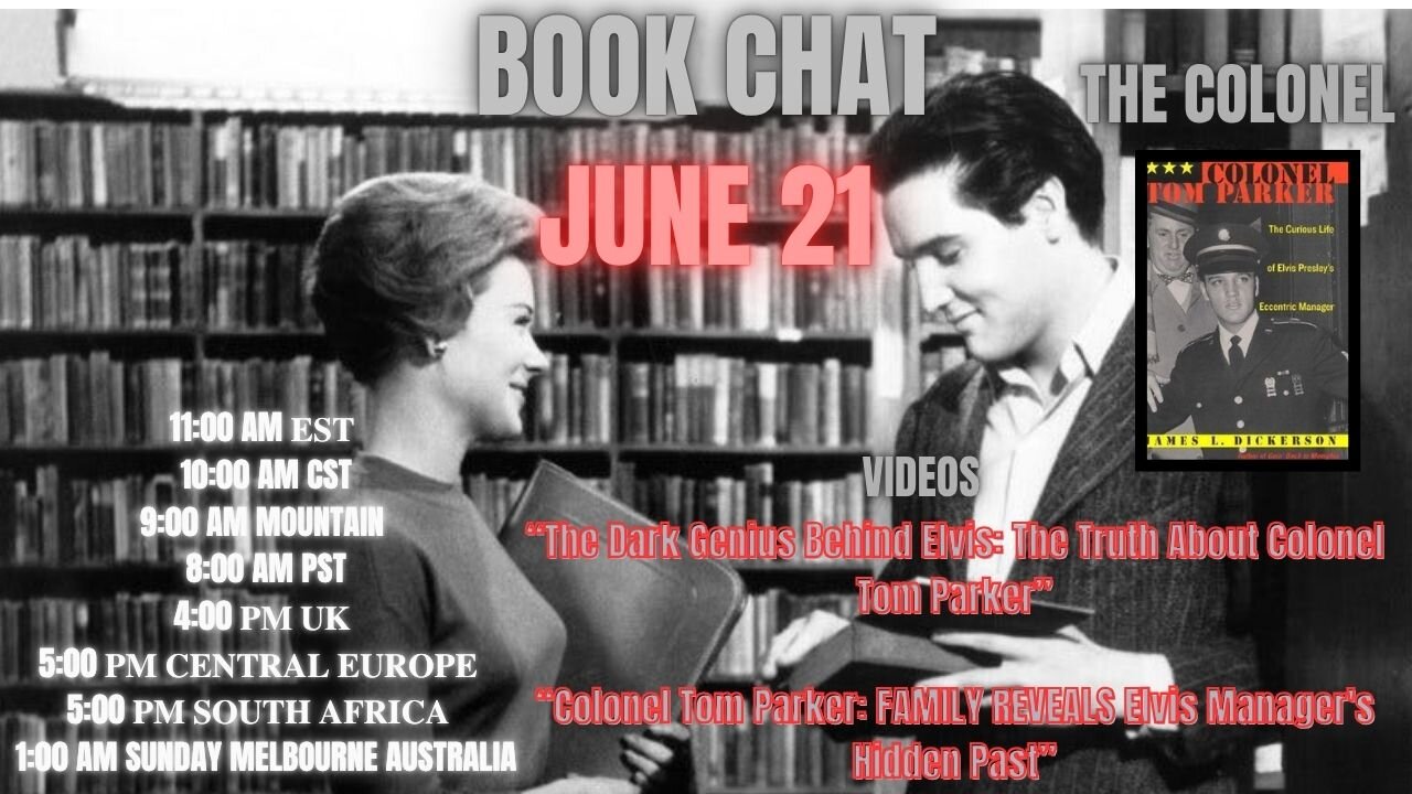 ELVIS A-Z BOOK CHAT-THE CURIOUS LIFE OF ELVIS' ECCENTRIC MANAGER-COLONEL TOM PARKER