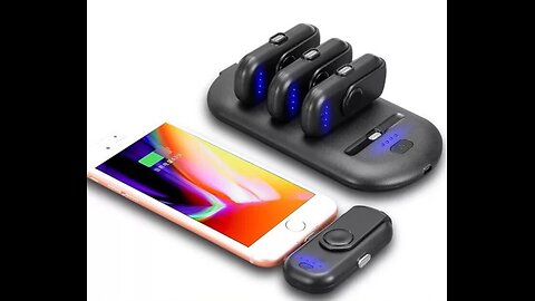 Just One Snap to Charge Your Phone with Magnetic Power Bank Set
