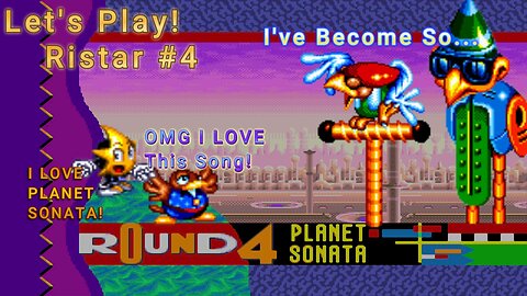 Let's Play! Ristar Part 4! DANCE DANCE REVOLUTION!!!
