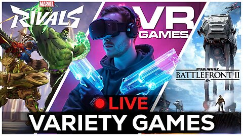🔴LIVE IN 1440p! - Star Wars Battlefront 2, Splitgate 2, VR Games and more! - Come Hang Out!