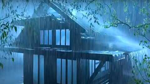 Heal the Soul to Sleep Soundly with Torrential Rain & Thunder Reverberating on a Rickety Tin Roof