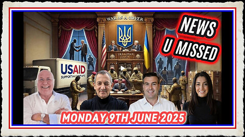 CHARLIE WARD DAILY NEWS WITH CHARLIE WARD, PAUL BROOKER LEMBIT OPIK MONDAY 9TH JUNE 2025