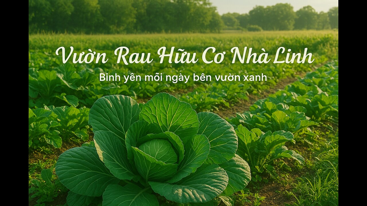 Vườn rau bắp cải - Cabbage garden