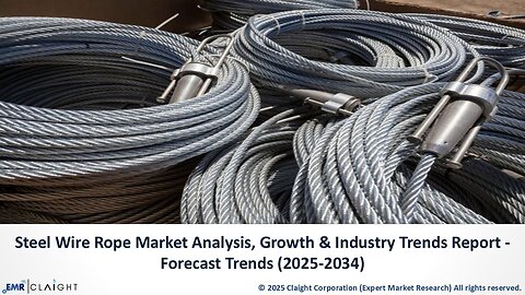 Steel Wire Rope Market Report 2025–2034 | Trends, Size & Forecast
