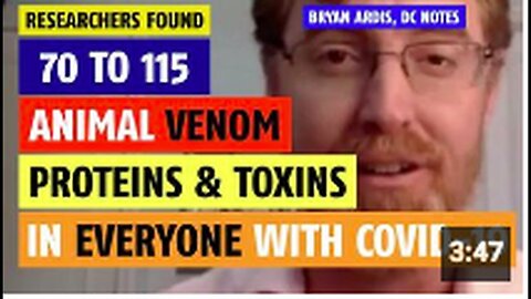 "COVID-19 Patients Found with 70-115 Animal Venom Proteins & Toxins, Researchers Discover"