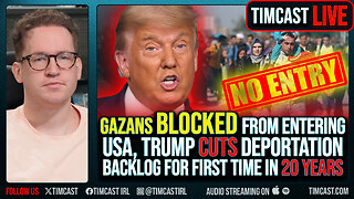 Gazans BLOCKED From Entering US, Trump CUTS Deportation Backlog For First Time In 20 YEARS