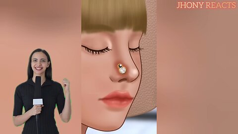 asmr animation nose