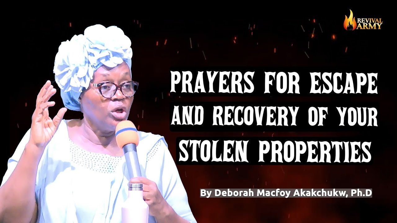 Prayers for Escape and Recovery of your stolen properties