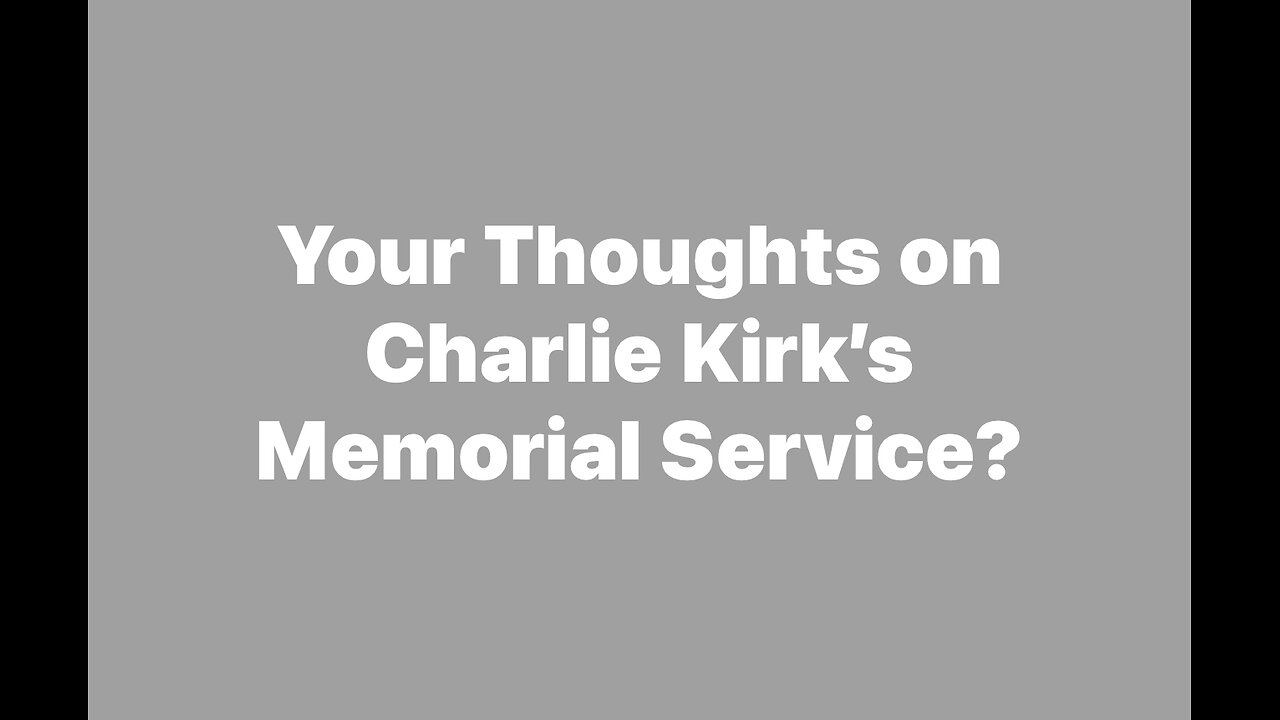 🥺🙏 Charlie Kirk