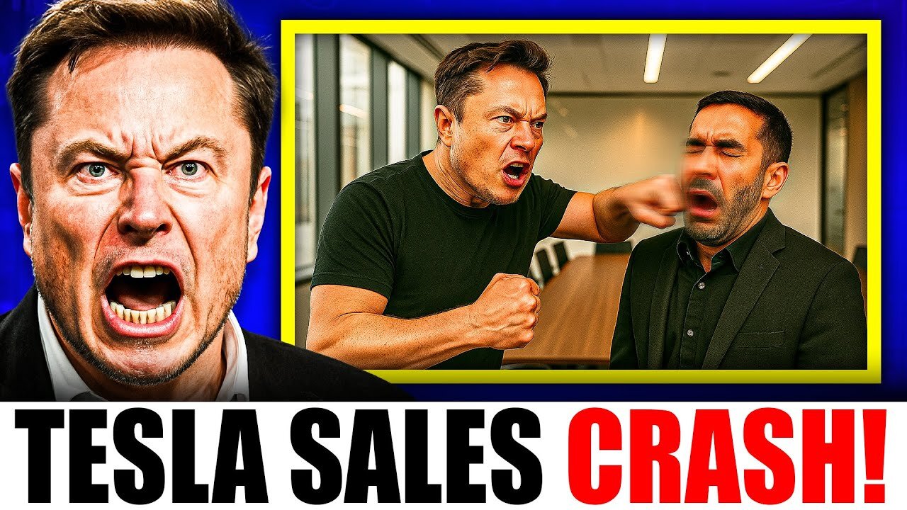 TESLA SALES CRASH WORLDWIDE! 🚨 Elon Musk FIRES Top Executive | EV Market in Chaos [1080p]