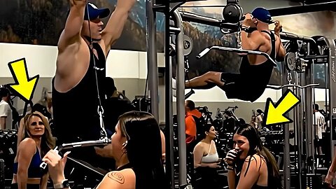 🔥Scaring People in The Gym With Calisthenics #50
