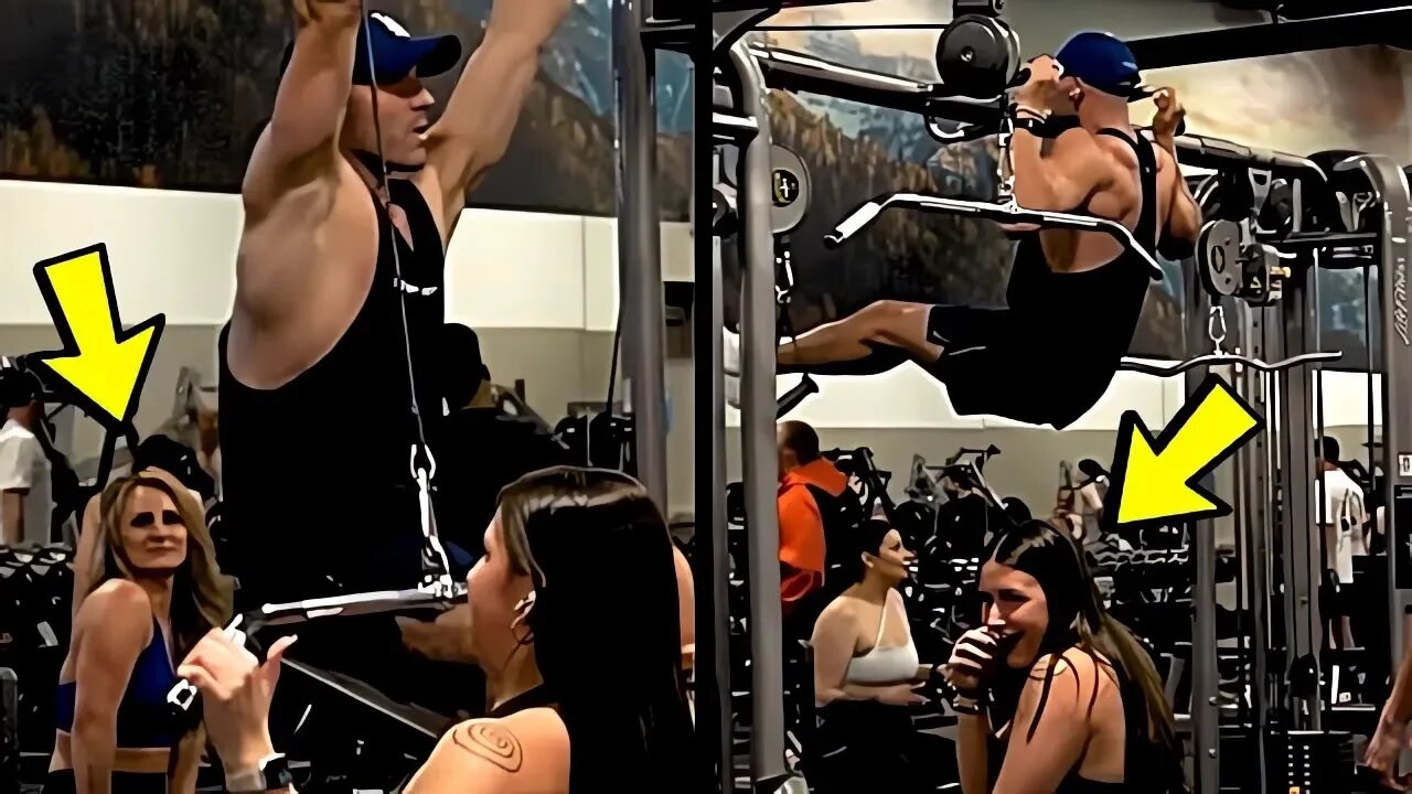 đŸ”¥Scaring People in The Gym With Calisthenics #50