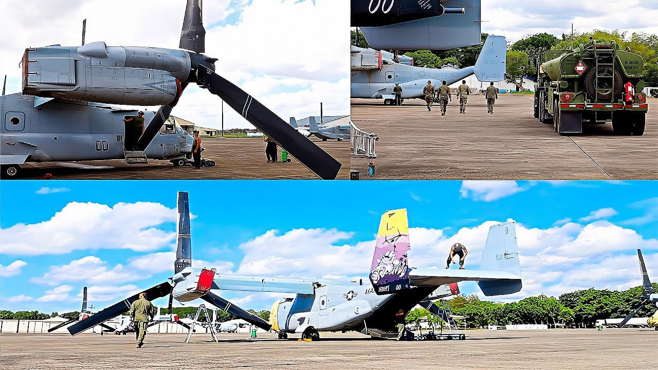 KAMANDAG 9's MV-22B Ospreys Get MAINTENANCE OVERHAUL!