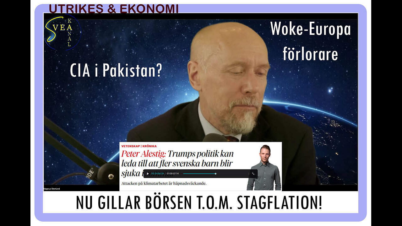 Utrikes & Ekonomi 48 : Nu gillar börsen t o m stagflation!
