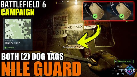 BOTH (2) DOG TAGS in NILE GUARD - Battlefield 6 Campaign Collectibles Guide