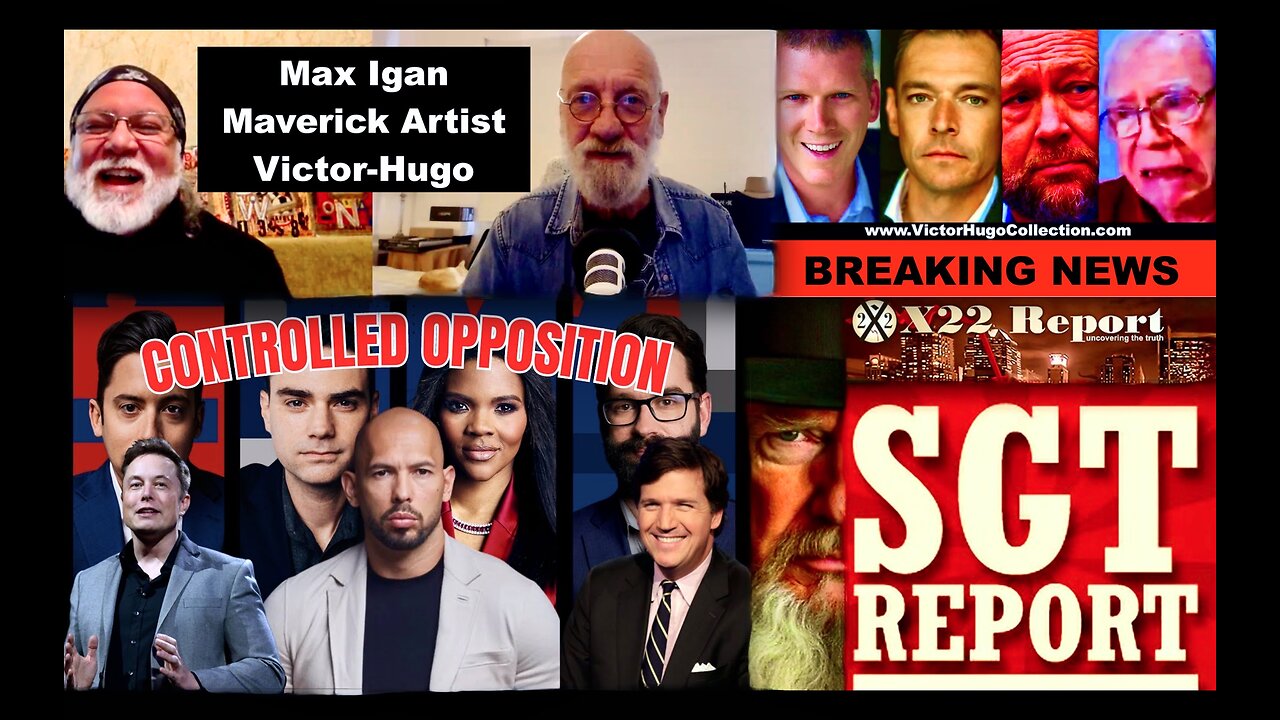 Max Igan Victor Hugo Expose Controlled Opposition In Alternative News Media Peddling Q Trump Israel