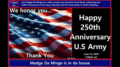 June 14th Celebration - Comedy & Music with Madge Da Minge