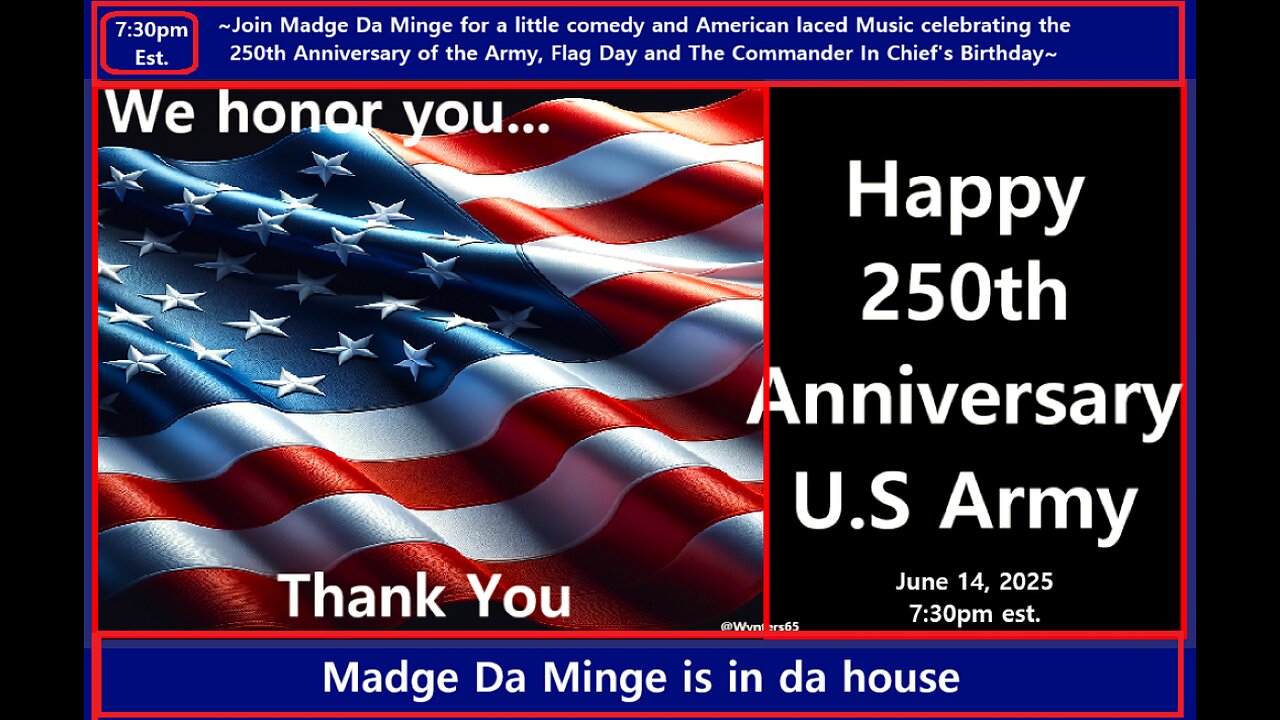 June 14th Celebration - Comedy & Music with Madge Da Minge