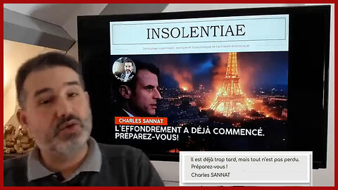 L'effondrement de l'U.E donc de la France par Charles SANNAT (Hd 720)