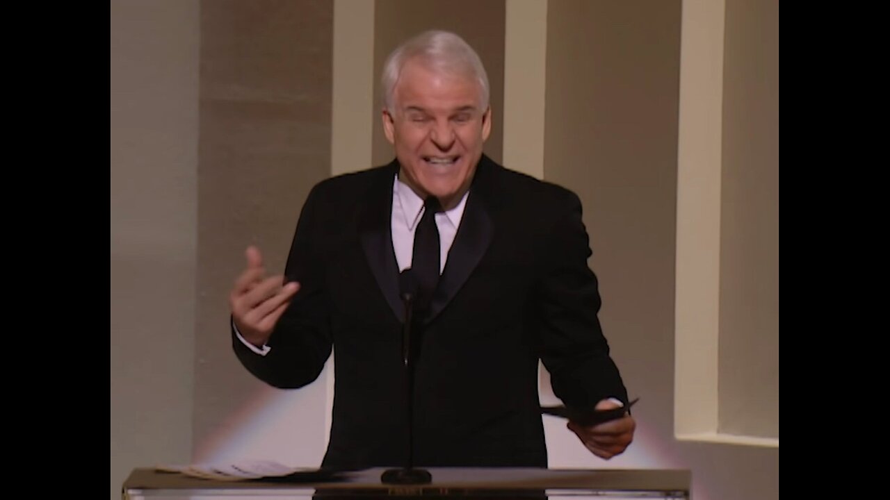 George W. Bush stalks Steve Martin #stevemartin #bush