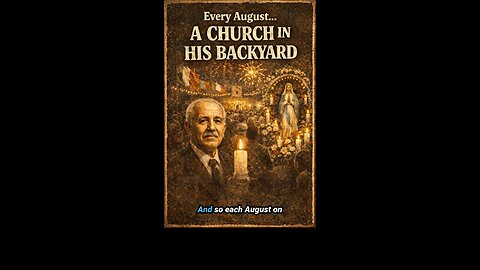 He Built a Church in His Backyard | Italian American History