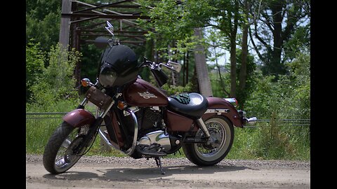 Exploring hidden gems on my Honda Shadow