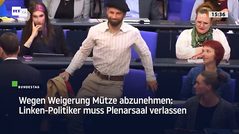 Wegen Weigerung Mütze abzunehmen: Linken-Politiker muss Plenarsaal verlassen
