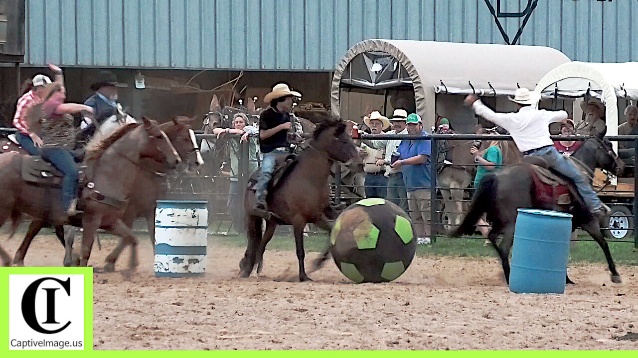 Mounted Soccer 6th Match ⚽️ The 1836 Chuckwagon Races 2022