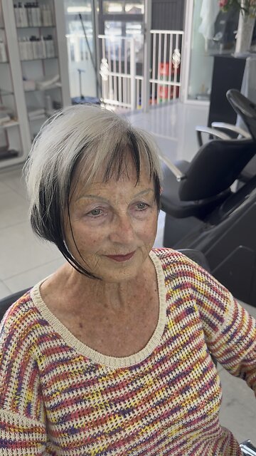 Messi pixie cut short