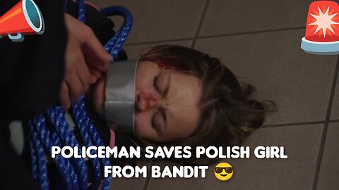 Policeman Saves Polish Girl From Bandit 😎