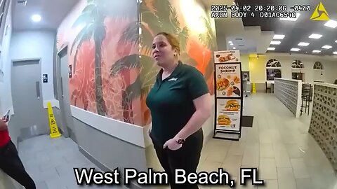 Girl refuses to leave restaurant