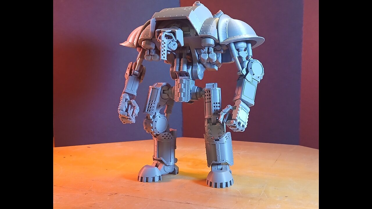 Caractacus a Fully Articulated Table Top Proxy Mech Free Files