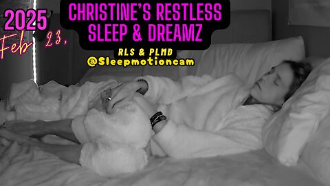 📽️FULL NIGHT SLEEP STREAM😴 Feb 23, 2025 (PLMD) Sick